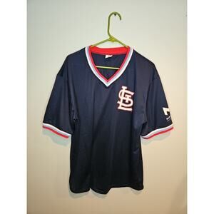 St. Louis Cardinals Adam Wainwright Uncle Charlie #50 SGA Jersey Navy Size XL